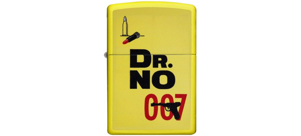 Zippo 29565 James Bond Dr No 007 Classic Windproof Lighter - Lemon Matte Finish