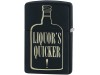 Zippo 29611 Wine's Fine Liquor's Quicker Classic Windproof Lighter - Black Matte Finish 