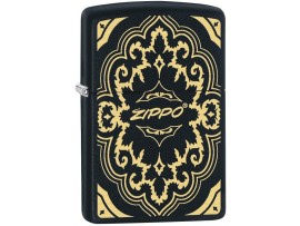 Zippo 29703 2018 Limited Edition Zippo Logo Classic Windproof Lighter - Black Matte Finish