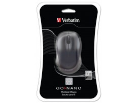 GO NANO Wireless Mouse - Black - Verbatim - 49042