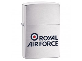 Zippo 60003642 Royal Air Force Classic Windproof Lighter - Brushed Chrome Finish