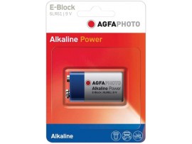 Agfaphoto 6LR61 / 9V / PP3 Platinum Alkaline Battery 