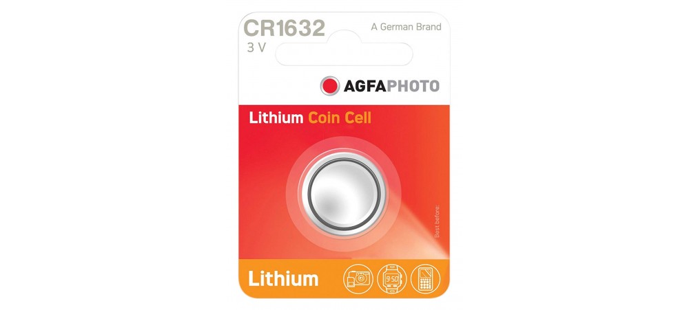 Agfaphoto CR1632 3V Lithium Coin Battery 