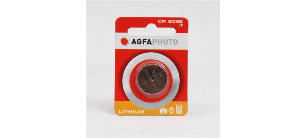 Agfaphoto CR2025 3V Lithium Coin Battery 
