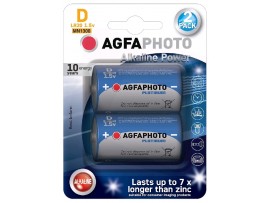 Agfaphoto D size Platinum Extreme Alkaline Batteries - 2 Pack