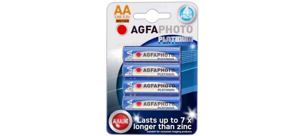 Agfaphoto AA Platinum Extreme Alkaline Batteries - 4 Pack