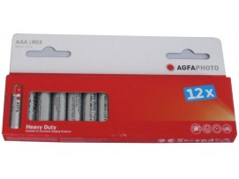 Agfaphoto AAA / LR03 Premium Zinc Chloride Pack of 12 Batteries