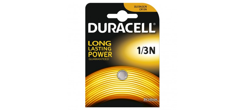 Duracell CR1/3N / 2L76 3V Lithium Battery 