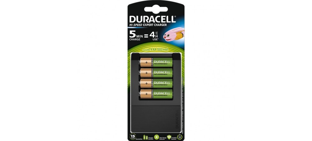 Hi-Speed Expert Charger for AA / AAA batteries - CEF15 - Duracell 