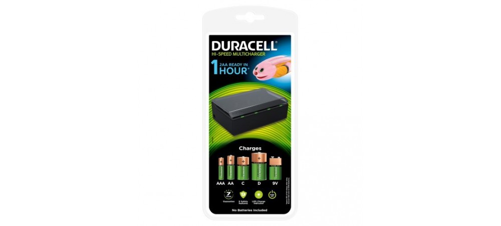 Multi-Battery Charger AA / AAA / C / D / 9V - CEF22 - Duracell
