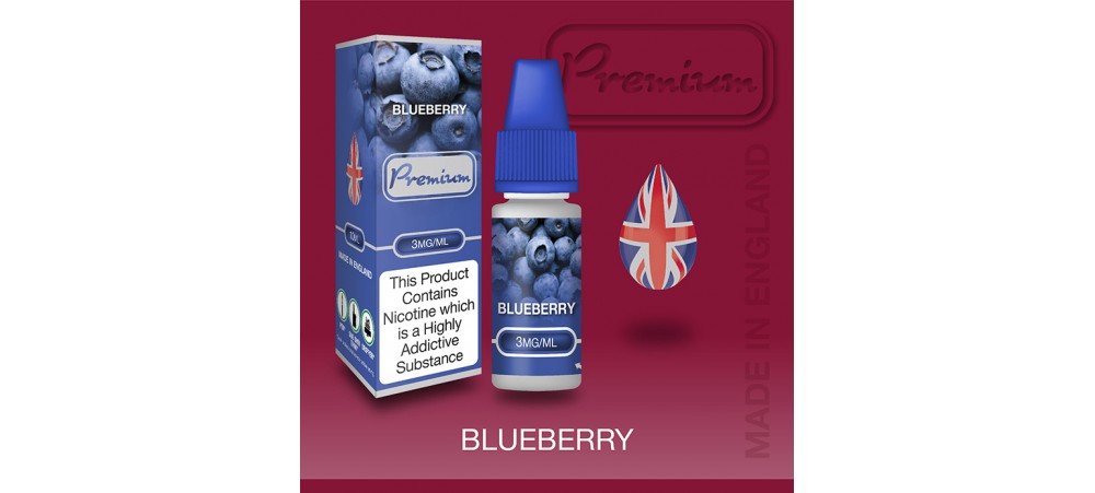 CLEARANCE BEST BEFORE DATE NOV 2019 - 18MG Blueberry Flavour E-Liquid 10ml - Eco Vape Premium 