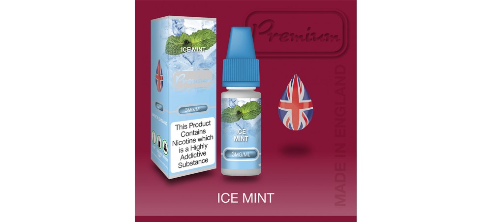 CLEARANCE BEST BEFORE JUNE 2022 - 18MG Ice Mint Flavour E-Liquid 10ml - Eco Vape Premium 