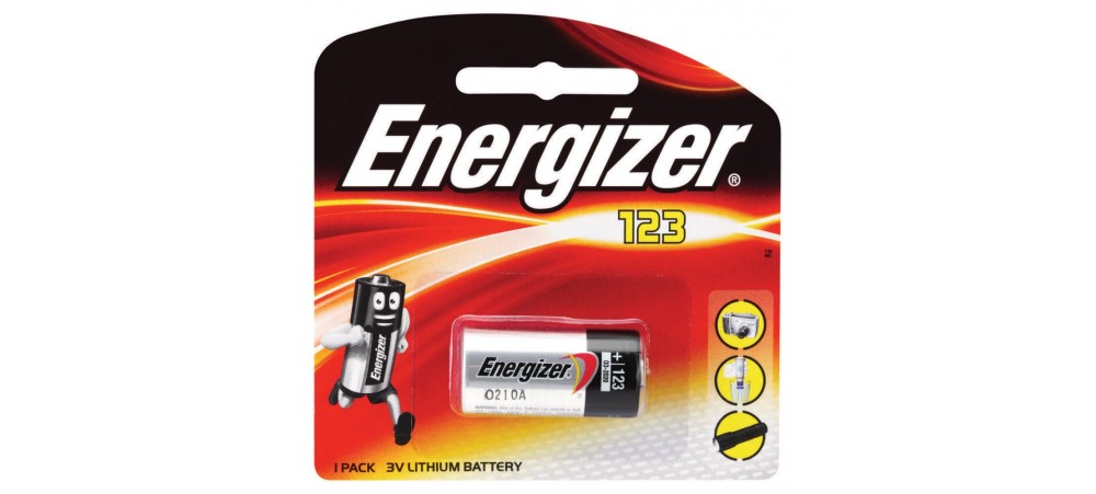 Energizer CR123 3V Photo Lithium Battery 