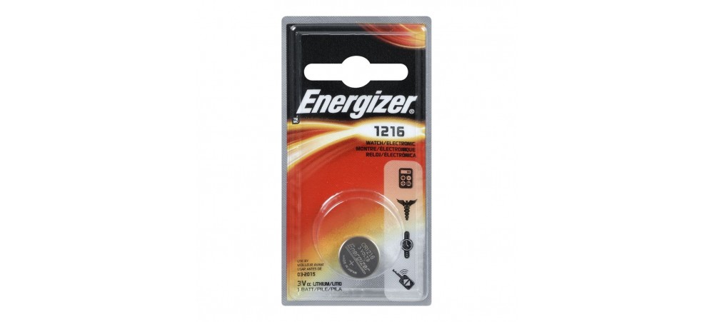 Energizer CR1216 3V Lithium Coin Battery 