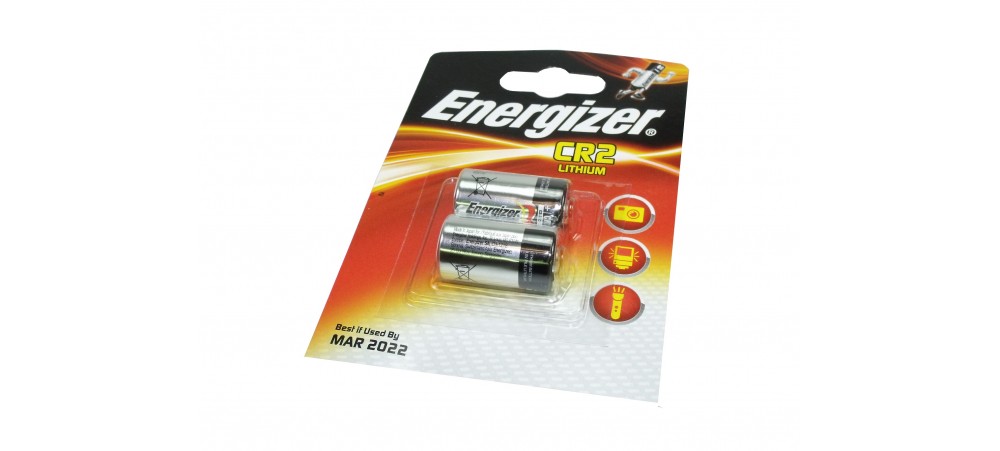 Energizer CR2 3V Lithium Photo Batteries - Twin Pack 