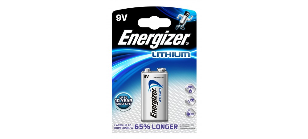 Energizer 9V Ultimate Lithum Battery - 1 Pack 
