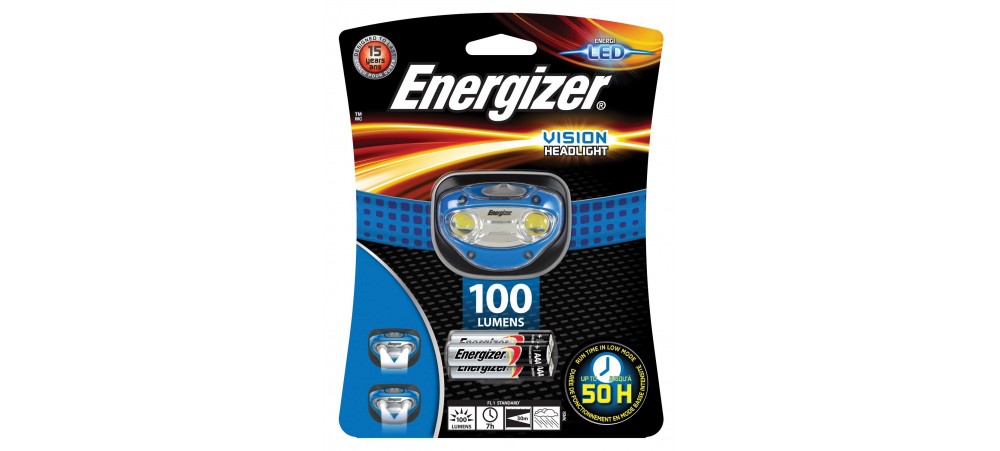 Energizer Vision Headlight 100 Lumens