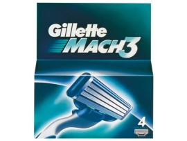 Gillette MACH3 Razor Blades - Pack of 4 Cartridges 