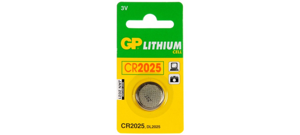 GP CR2025 Lithium 3V Battery 