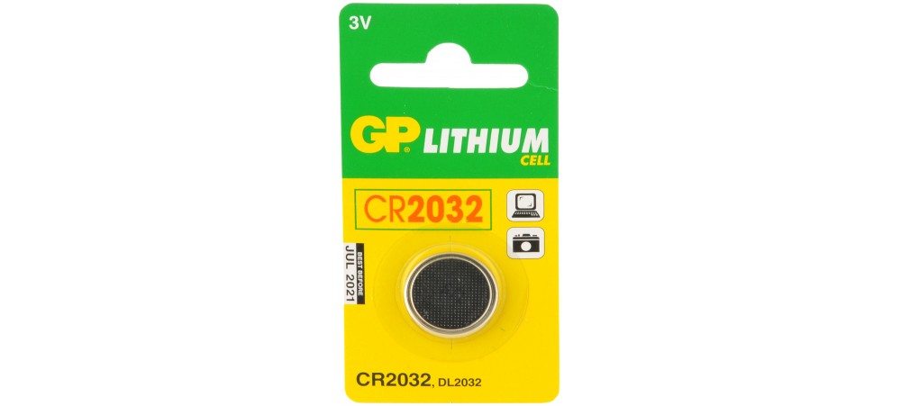 GP CR2032 Lithium 3v Battery 