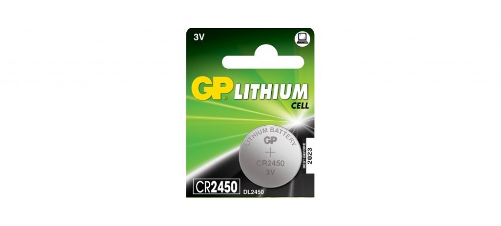 GP CR2450 Lithium 3V Battery 