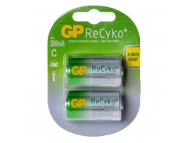 GP C Size 2600mAh ReCyko+ NiMH Rechargeable Batteries - 2 Pack 