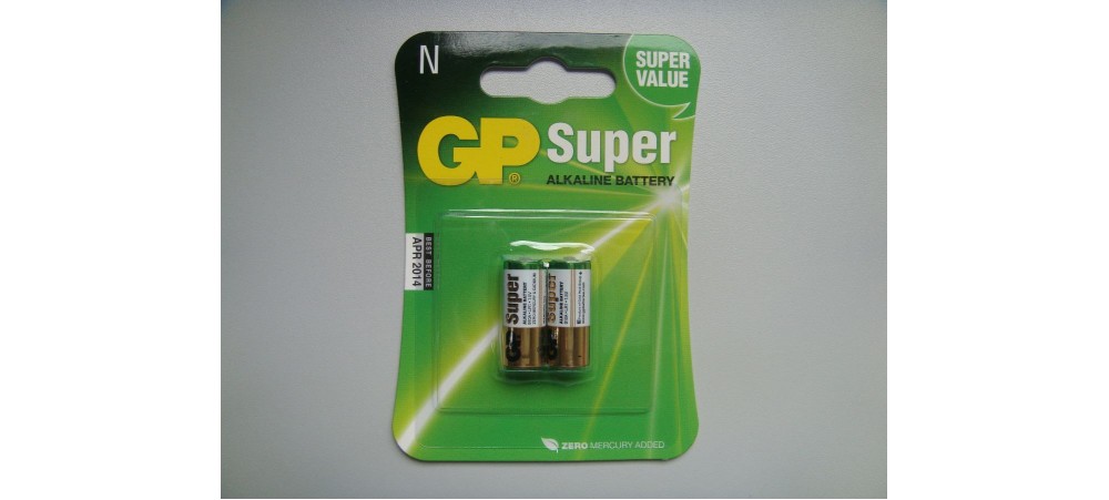 GP MN9100 LR1 1.5V N Type Super Alkaline Batteries - 2 Pack