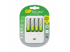GP PB420 ReCyko+ Battery Charger with 4 AA Batteries