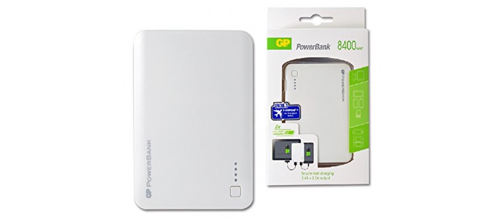 GP Portable Powerbank Dual Charging 8400mAh 381CA 