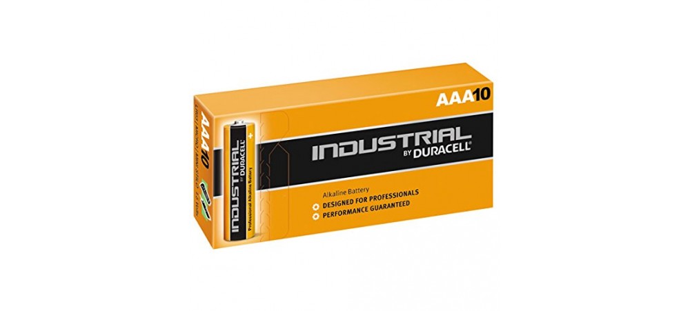 Duracell Industrial AAA Alkaline Batteries - 10 Pack 