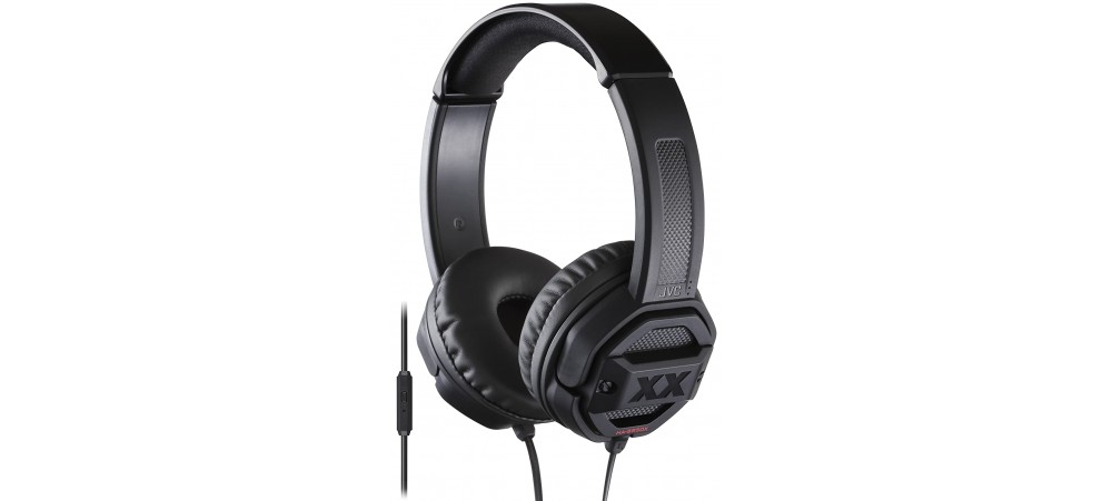 JVC HA-SR50X Xtreme Xplosives On Ear Headphones with Remote Control and Microphone - Black 