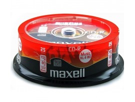 Maxell CD-R Music XL-II 80 Digital Audio Recordable 80Min - 25 Pack Spindle