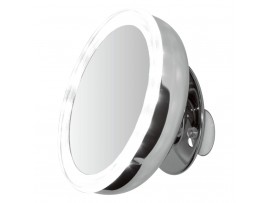 5" LED Suction Mounted Mirror - 5x Magnified -Battery Operated (not included)