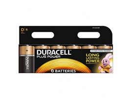 Duracell Plus Power D Size Batteries - 6 Pack