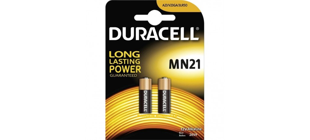 Duracell MN21 / 3LR50 / A23 12V Batteries - 2 Pack