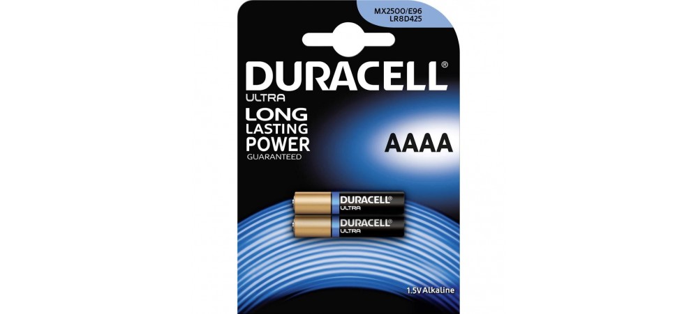 Duracell Ultra E96 / AAAA Batteries - 2 Pack 