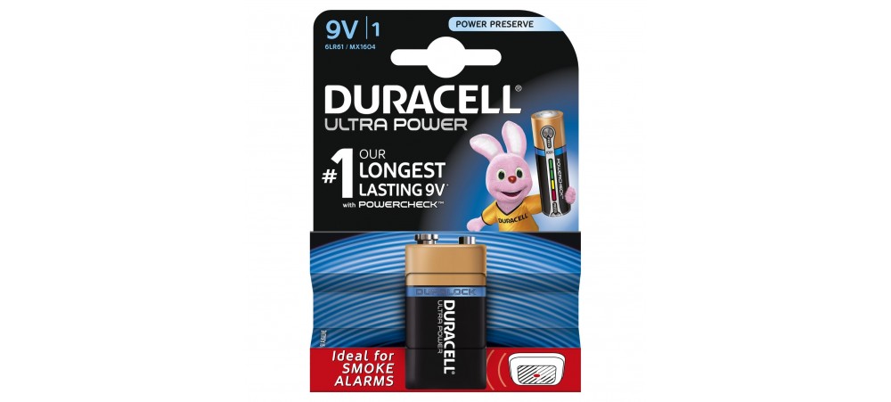 Duracell Ultra Power 9V Battery - 1 Pack