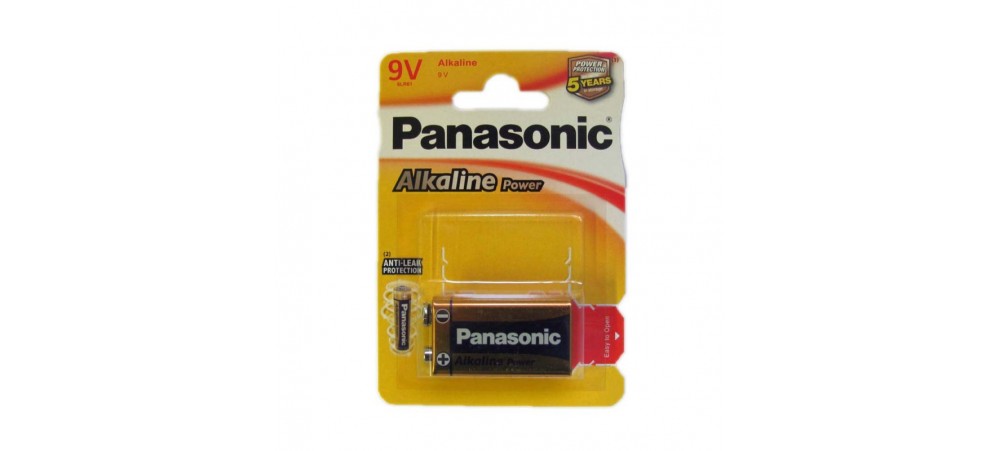 Panasonic 9V / 6LR61 Bronze Alkaline Power - 1 Pack