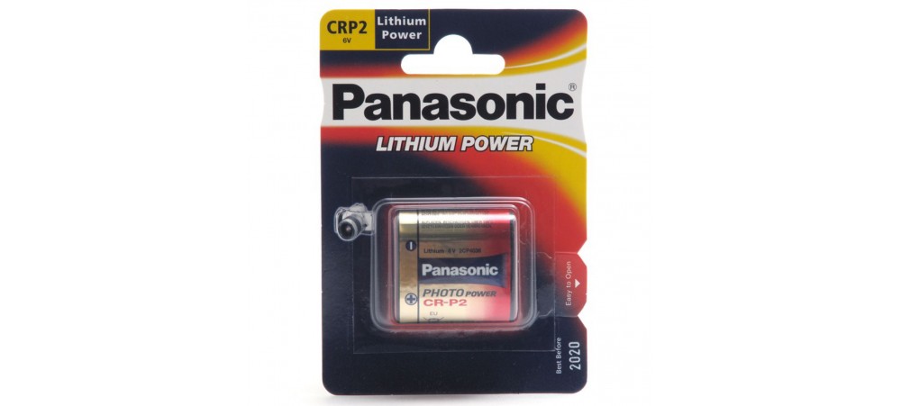 Panasonic CRP2P 6V Photo Lithium Battery - 1 Pack