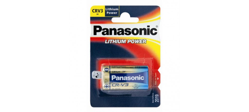 CLEARANCE Panasonic CRV3 3V Photo Lithium Battery - 1 Pack EXPIRY 2022 
