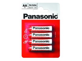 Panasonic AA Zinc Carbon 4 Batteries -  For use in LOW power products ONLY