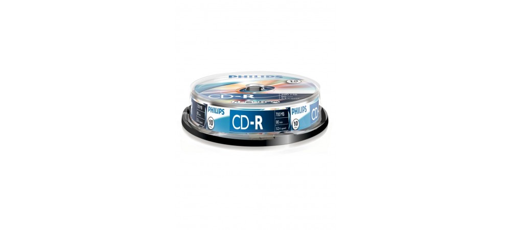 Philips CD-R 80min 700MB 52 speed - 10 Pack Spindle