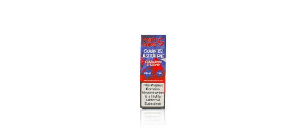 CLEARANCE BEST BEFORE DATE May 2019 - 6MG Counts Astaire (Dark Fruits & Aniseed) Flavour E-Liquid 10ml - Point 5 Ohms