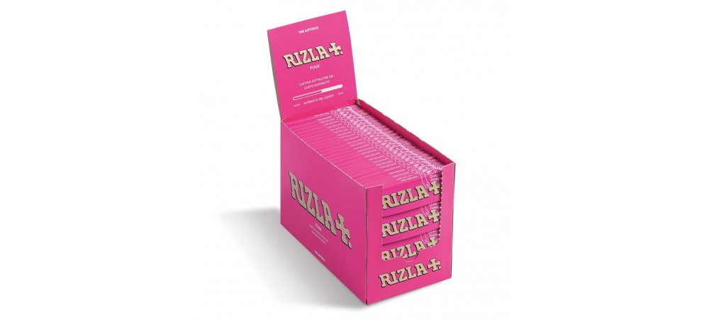 Rizla Pink Standard Rolling Papers *50 Papers Per Booklet* - 5 / 10 / 20 / 50 / 100 Booklets