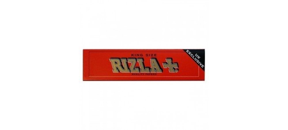 Rizla Red King Size Slim *UK* Rolling Papers 44mm wide 97mm length -   5 / 10 / 20 / 50 Booklets