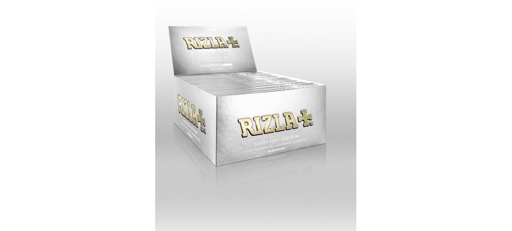 Rizla Silver King Size Slim Rolling Papers *32 papers per Booklet* - 5 /10 / 20 / 50 Booklets