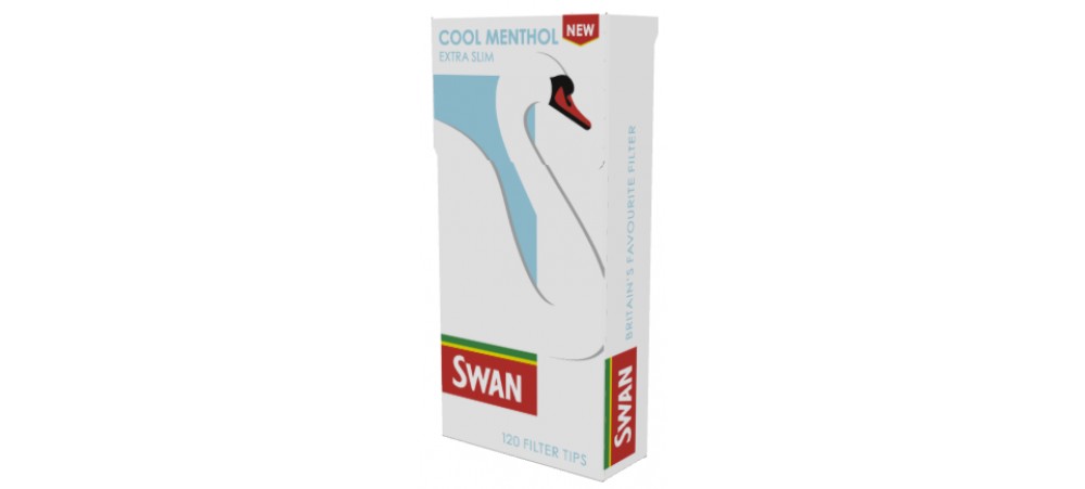 Swan Cool Menthol Extra Slim Filters - 120 Filters per pack - 5 / 10 / 20 Packs