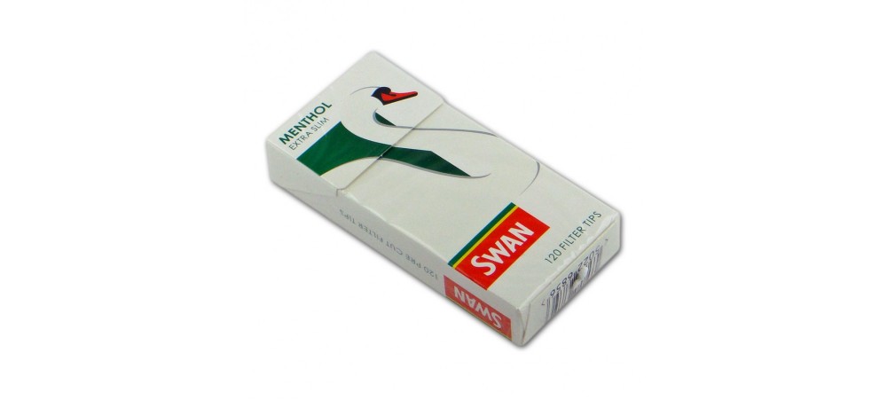 Swan Menthol Extra Slim Pre-cut Filter's *120 Filters Per Pack* - 5 / 10 / 20 Pack
