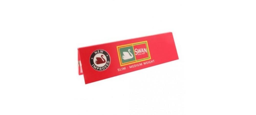 Swan Red King Size Slim Rolling Papers - 5 / 10 / 20 / 50 Booklets