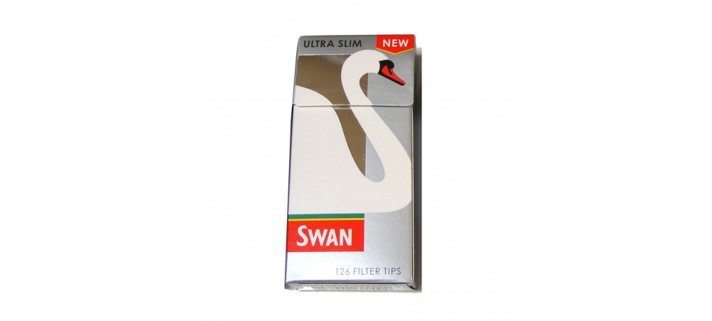 Swan Ultra Slim Pre Cut Filter tips *126 Tips Per Pack* - 5 / 10 / 20 Packs 